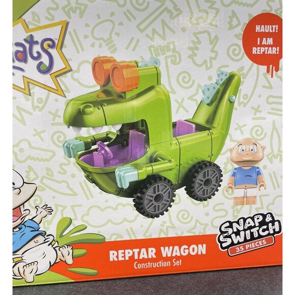 Nickelodeon ~Rugrats Reptar Wagon&Playground Construction Set  48,35 Pcs - Picture 5 of 12